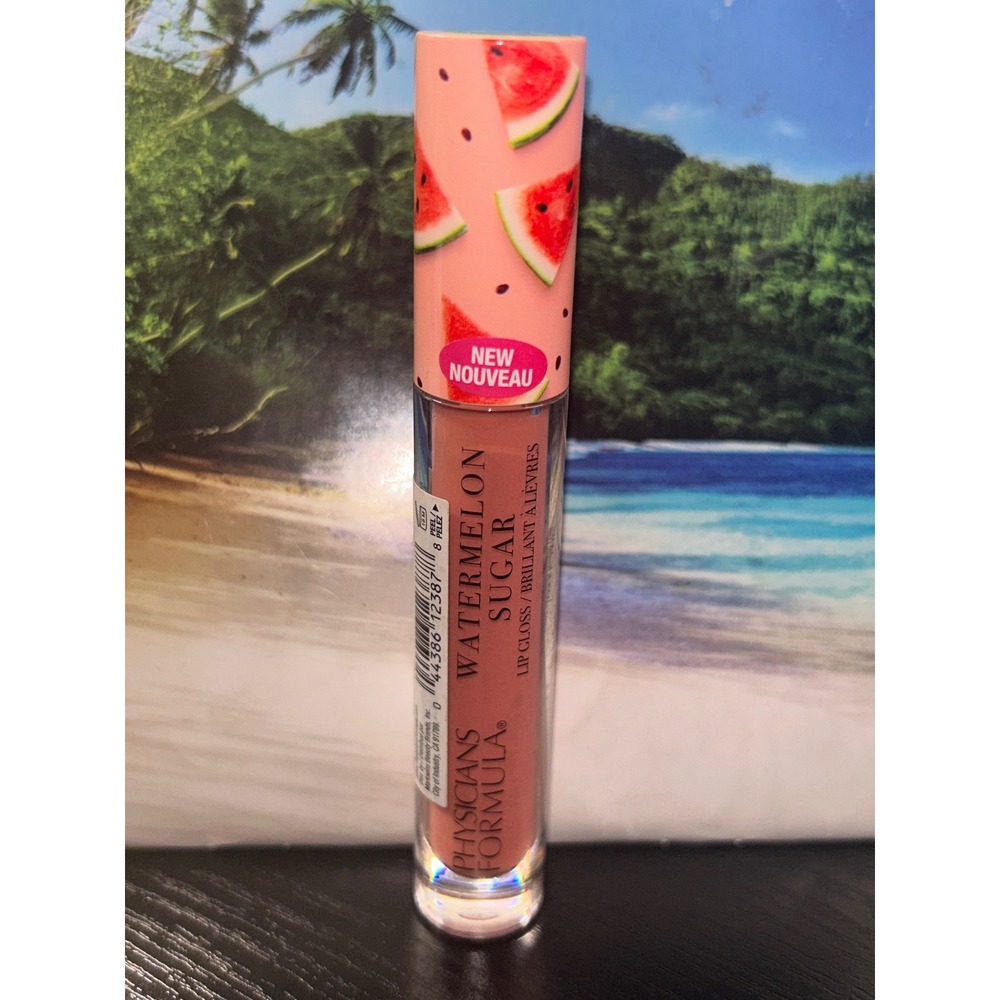 Physicians Formula Watermelon Sugar Lip Gloss High Shine Peachy Pink New